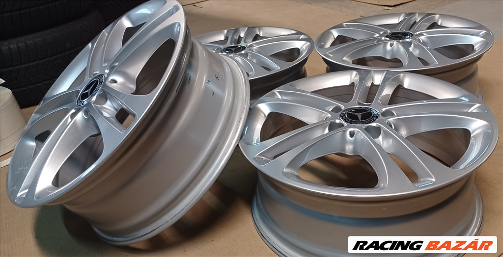 Mercedes W177 A B CLA alufelnik 5x112 6,5x17 ET44 KF66.6 4db 3. kép