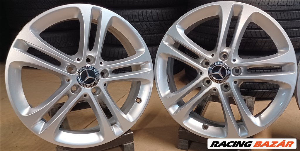 Mercedes W177 A B CLA alufelnik 5x112 6,5x17 ET44 KF66.6 4db 4. kép