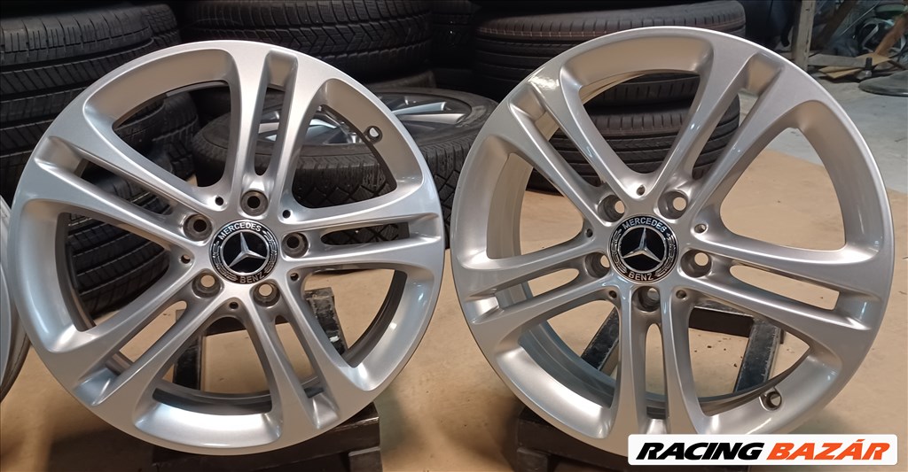 Mercedes W177 A B CLA alufelnik 5x112 6,5x17 ET44 KF66.6 4db 5. kép