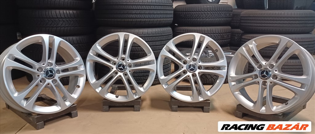 Mercedes W177 A B CLA alufelnik 5x112 6,5x17 ET44 KF66.6 4db 6. kép