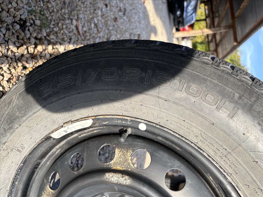  5x114.3 16" lemezfelnik téli gumikkal olcsón 5. kép