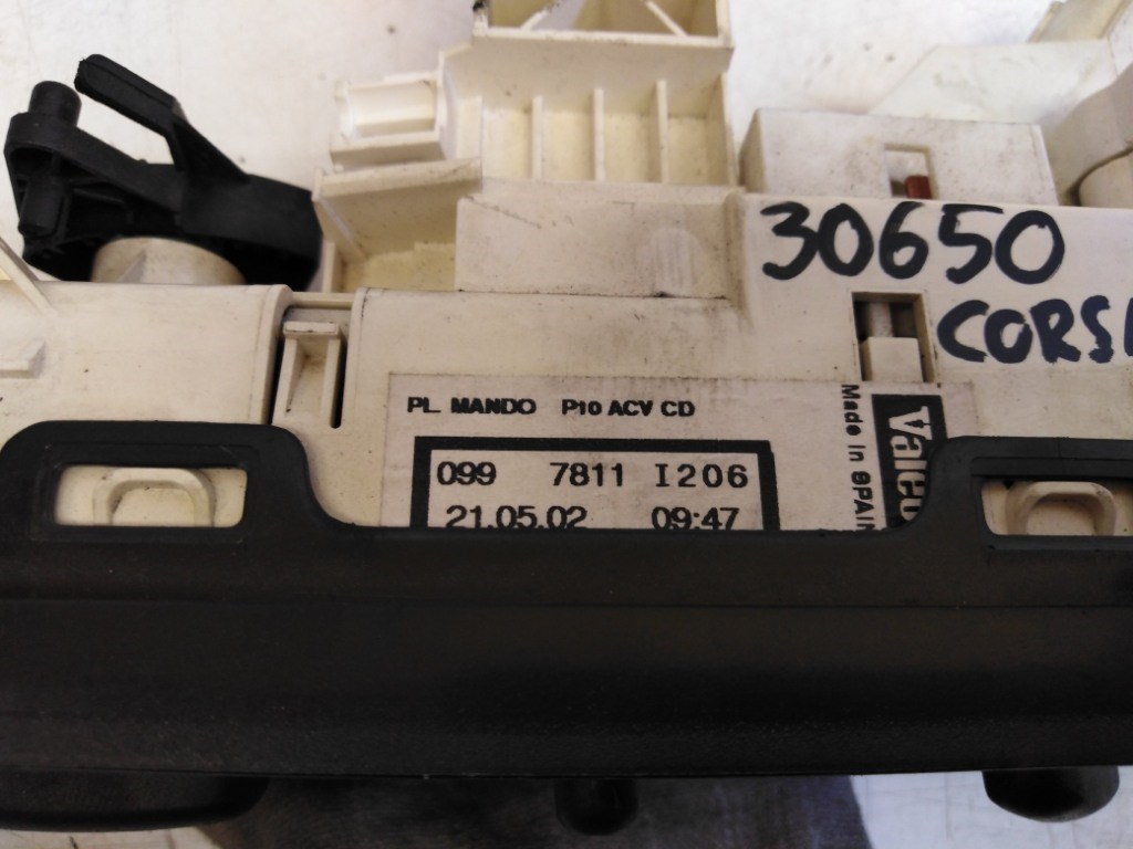 Opel Corsa C  fûtéskapcsoló (fûtés kapcsoló) 4. kép