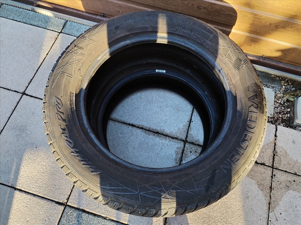  215/6017" újszerű Vredestein téli gumi 2 db 2023.35.hét 2. kép