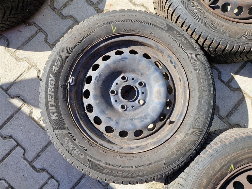  5x112 15" lemezfelni szett Hankook négyévszakos gumikkal (12546, 26143) 4. kép