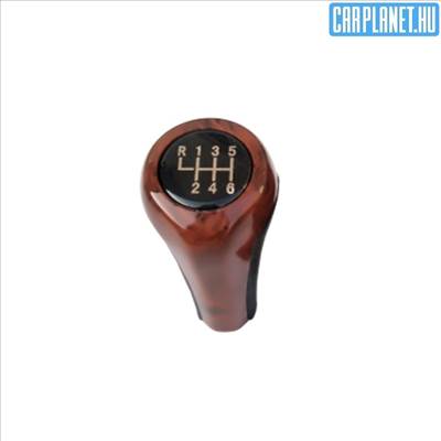 BMW váltógomb fa mintás normál kivitel E30 E34 E36 E39 E46 E60 stb. - 6 sebességes