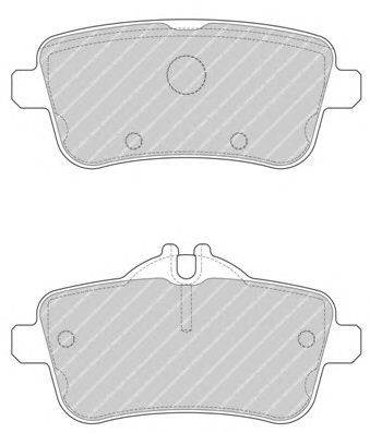 FERODO FDB4701 - fékbetét MERCEDES-BENZ