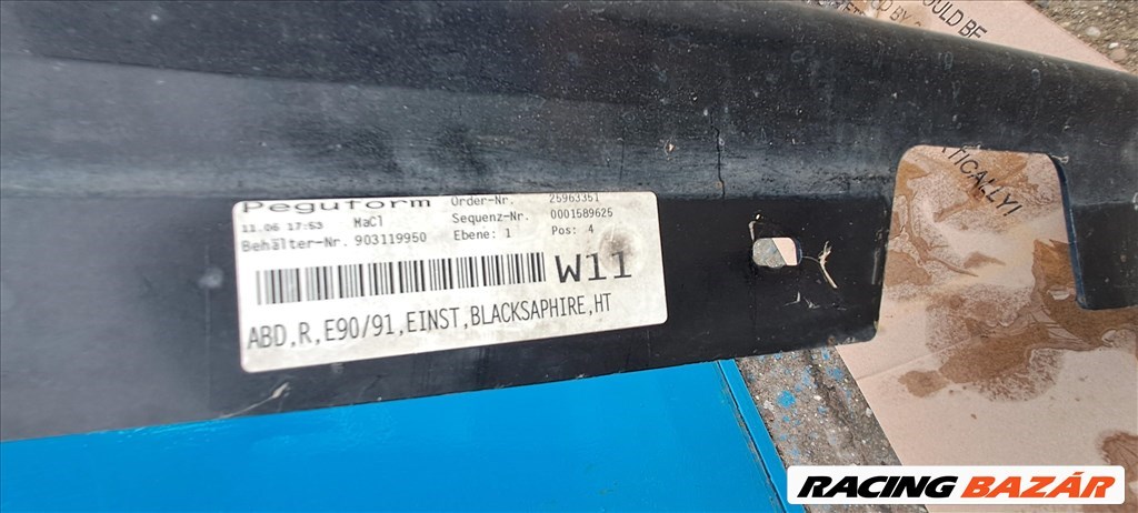 BMW 3-as sorozat E90, E91, E92, E93 jobb oldali küszöb  25963351 903119950 51777223742 9. kép