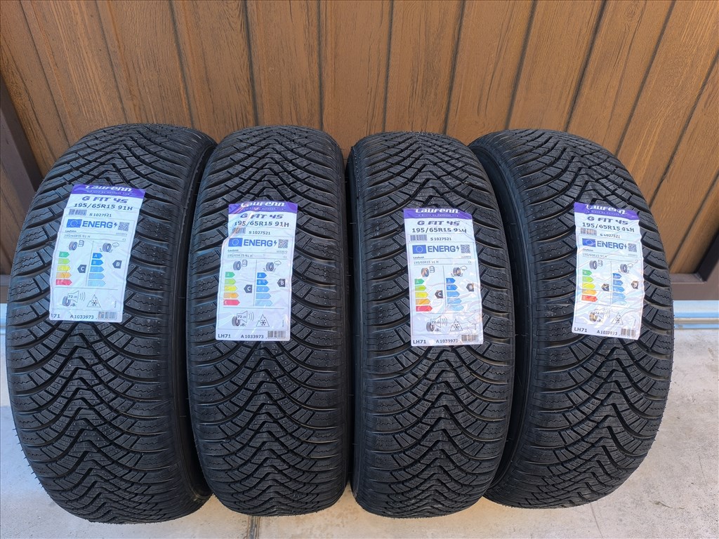 195/65R15 ÚJ Laufenn négyévszakos gumi garnitúra 195/65 r15 7. kép