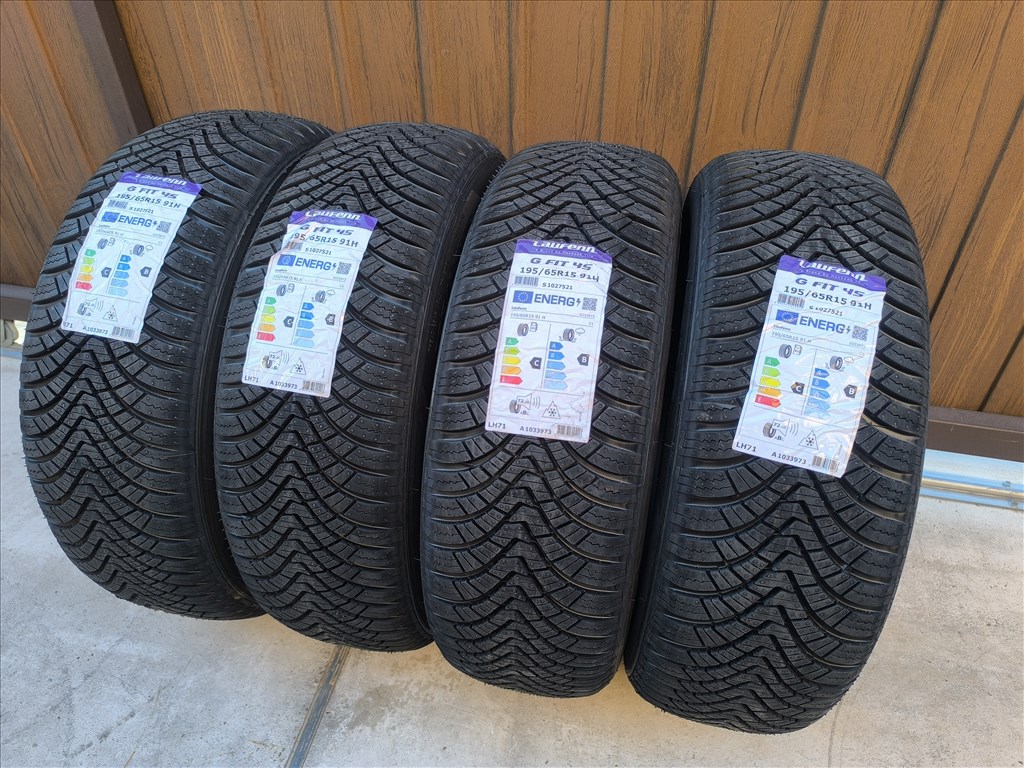 195/65R15 ÚJ Laufenn négyévszakos gumi garnitúra 195/65 r15 1. kép