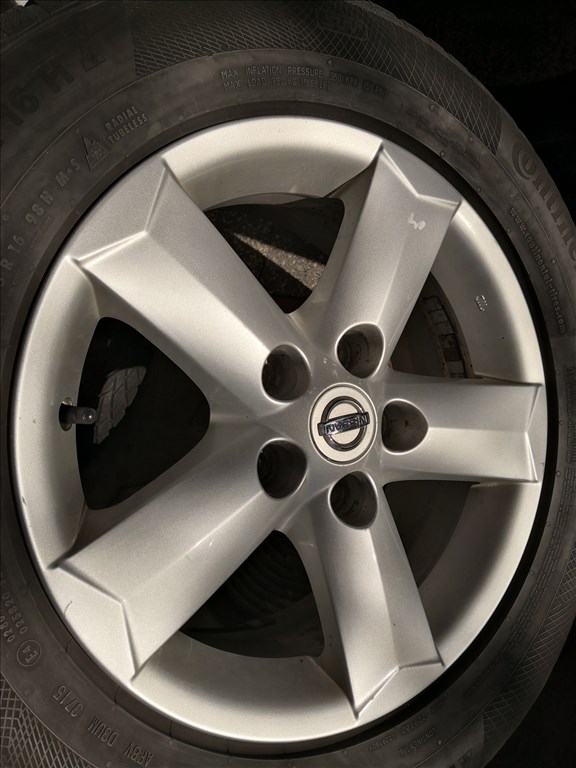 Nissan 16-os gyári alukerék 5x114.3-as 3. kép