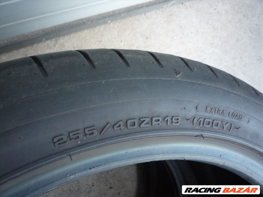 255/40R19 Dunlop gumi 2db teljesen újszerű állapotban eladó! 5. kép