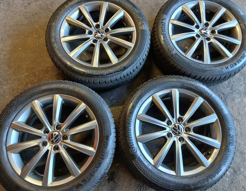  5x112 GYARI VW,VOLKSWAGEN 17”téli Continental R17 1. kép