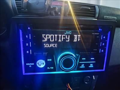 Jvc 2din Bluetooth Usb MP3 autórádió fejegység 