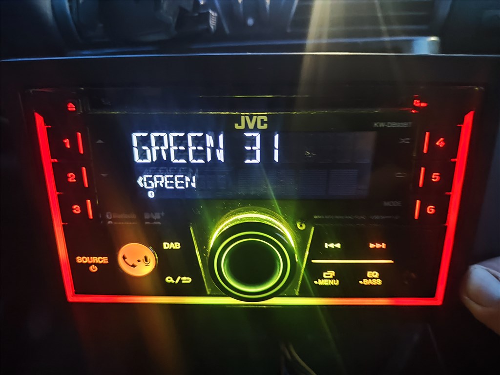 Jvc 2din Bluetooth Usb MP3 autórádió fejegység  2. kép