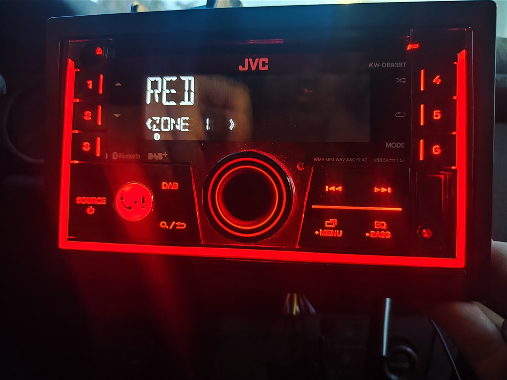 Jvc 2din Bluetooth Usb MP3 autórádió fejegység  3. kép