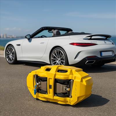 Mercedes SL 232 AMG 6.3 jobb első féknyereg betétekkel, ÚJ - L22346DJ00054