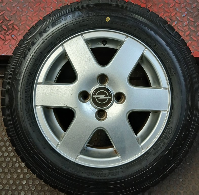 OPEL CORSA VAN 4x100 6x14 ET43 56.6 felnik 175/70R14C új Falken nyári gumikkal 2020 1. kép