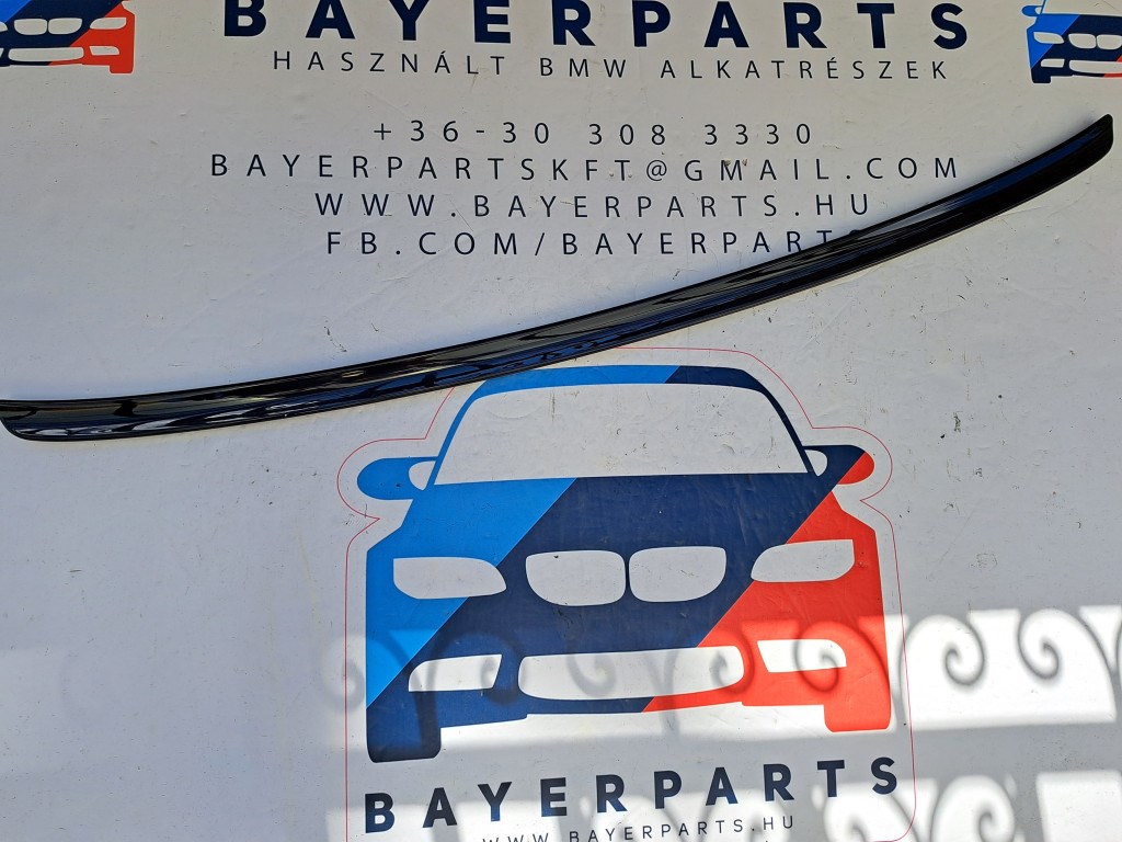 BMW E46 coupe fekete M paket packet gyári szárny spoiler 1. kép