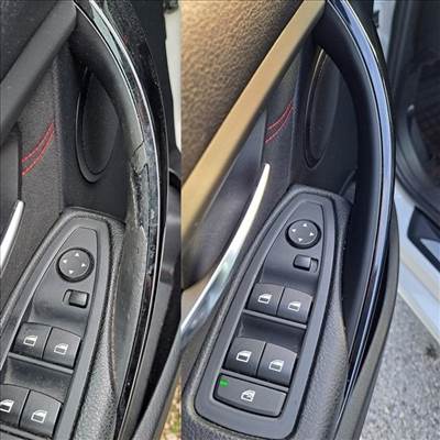 BMW F30/F31/F32/F33/F34/F82/F83 ajtóbehúzó, kapaszkodó Szett Fekete