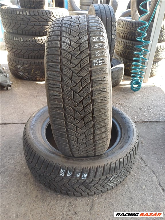  205/5516" használt Dunlop téli gumi gumi 1. kép