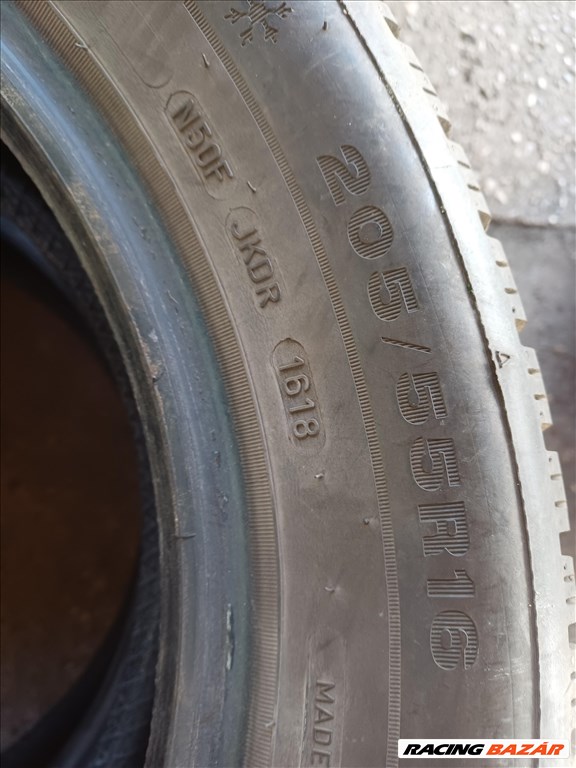  205/5516" használt Dunlop téli gumi gumi 3. kép