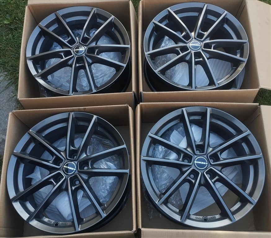 5x108 17 Borbet alufelni r17 " Peugeot Citroen Ford Volvo 2. kép