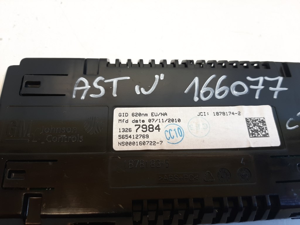 Opel Astra J  Lcd kijelzõ 13267984 3. kép