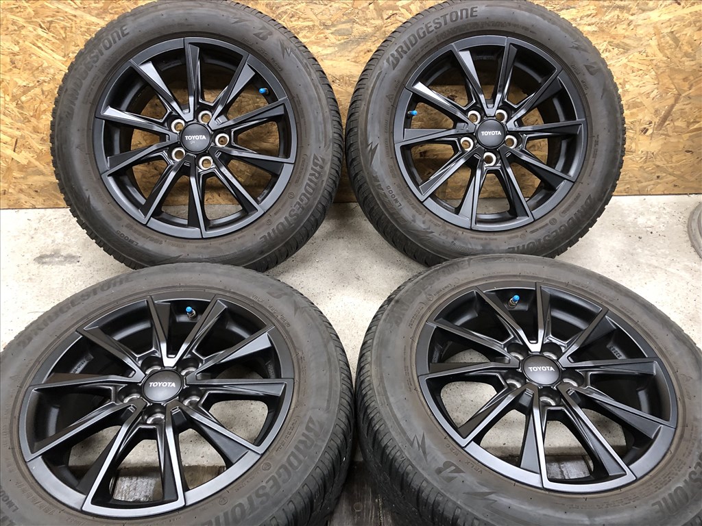 15 col Toyota, Mazda 5x100 alufelni 185/65/15 téli gumi 15 colos  1. kép