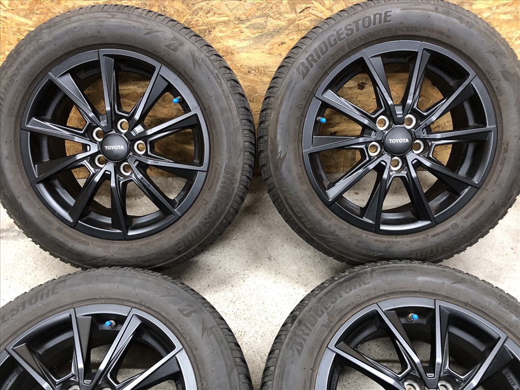 15 col Toyota, Mazda 5x100 alufelni 185/65/15 téli gumi 15 colos  2. kép