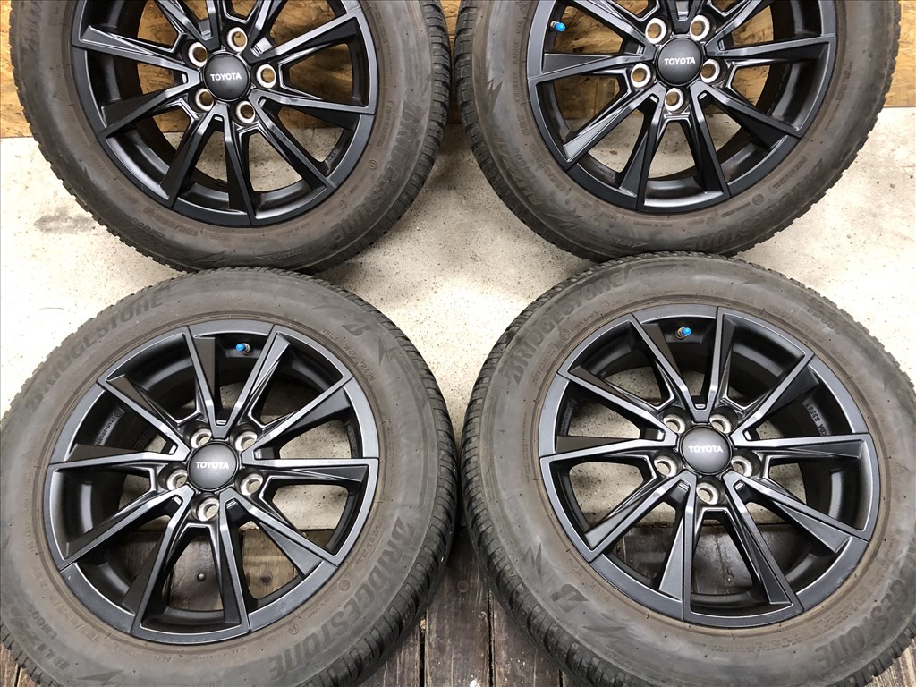 15 col Toyota, Mazda 5x100 alufelni 185/65/15 téli gumi 15 colos  3. kép