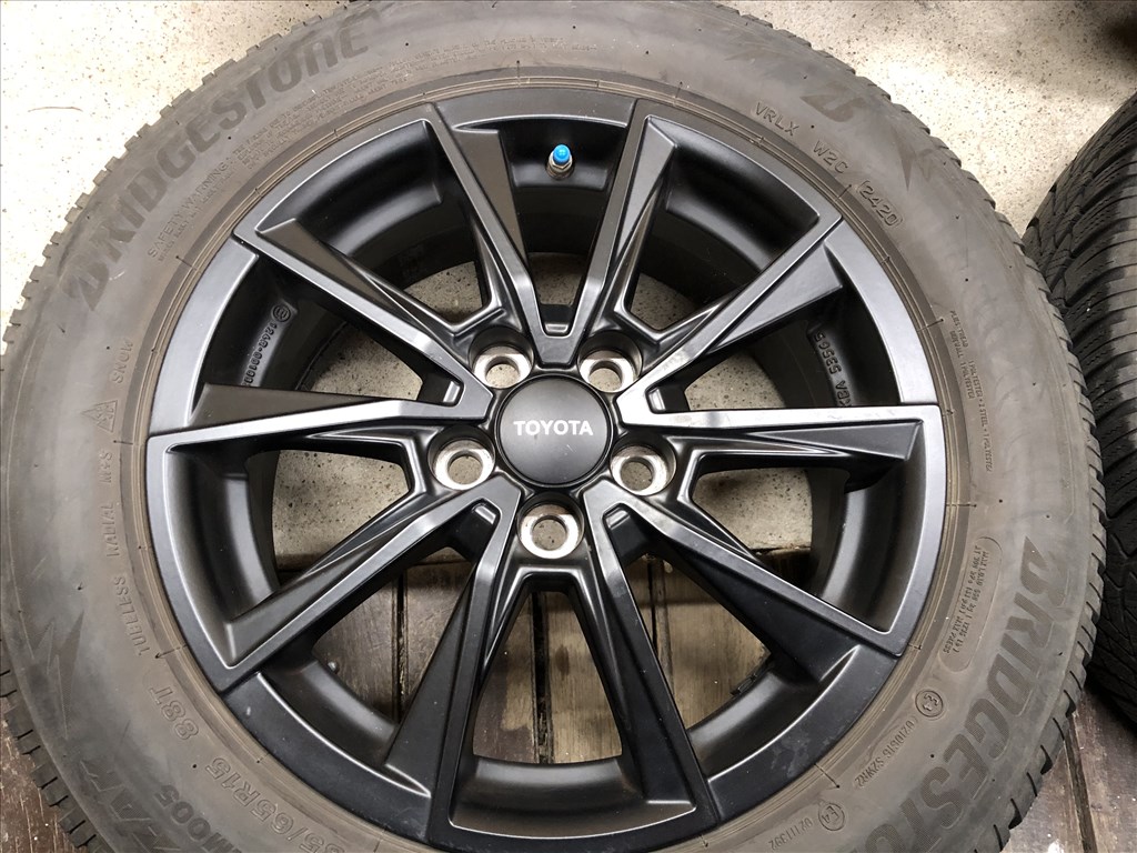 15 col Toyota, Mazda 5x100 alufelni 185/65/15 téli gumi 15 colos  8. kép