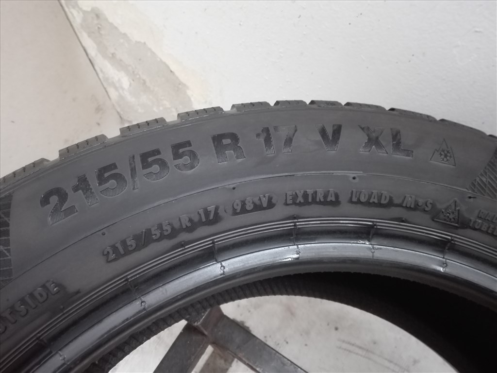 215/55R17 Continental téli gumi garnitúra 215/55 r17 8. kép