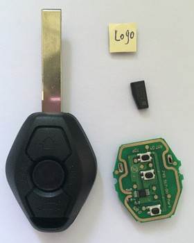 BMW KULCS HÁZ 3,5,7 SZÉRIÁKHOZ 315 MHZ/ 433 MHZ HU92+ID44 CHIP E36,E39,E38,E46,E60,X5,E53 