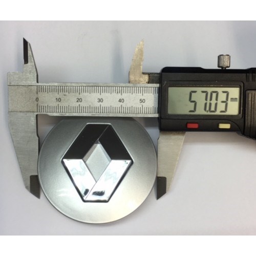 Renault -hoz felni közép, kupak 57mm 4db - FEKETE 1. kép