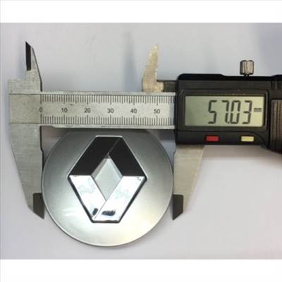 Renault -hoz felni közép, kupak 57mm 4db - FEKETE