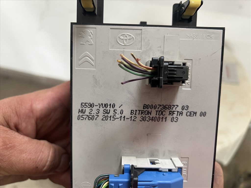 Toyota Aygo (AB40) TOYOTA AYGO digitális klímavezérlő panel B00073687 b000736877 3. kép