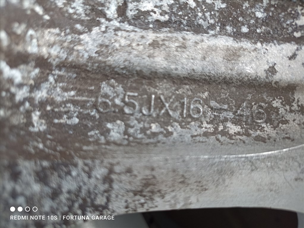 5x114,3 16" Hyundai használt alufelni garnitúra 7. kép