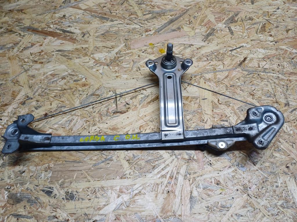 Opel Corsa C (2000-2010) Bal Hátsó Ajtó Ablakemelő Szerkezet Mechanikus  1. kép