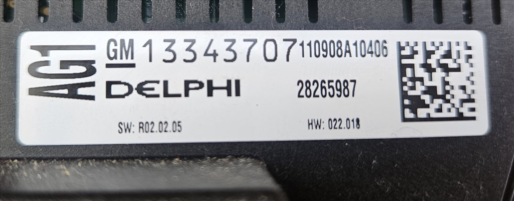 Opel Meriva B 1.4 Turbo Fűtéskapcsoló DIGITKLÍMÁS  13343707 4. kép