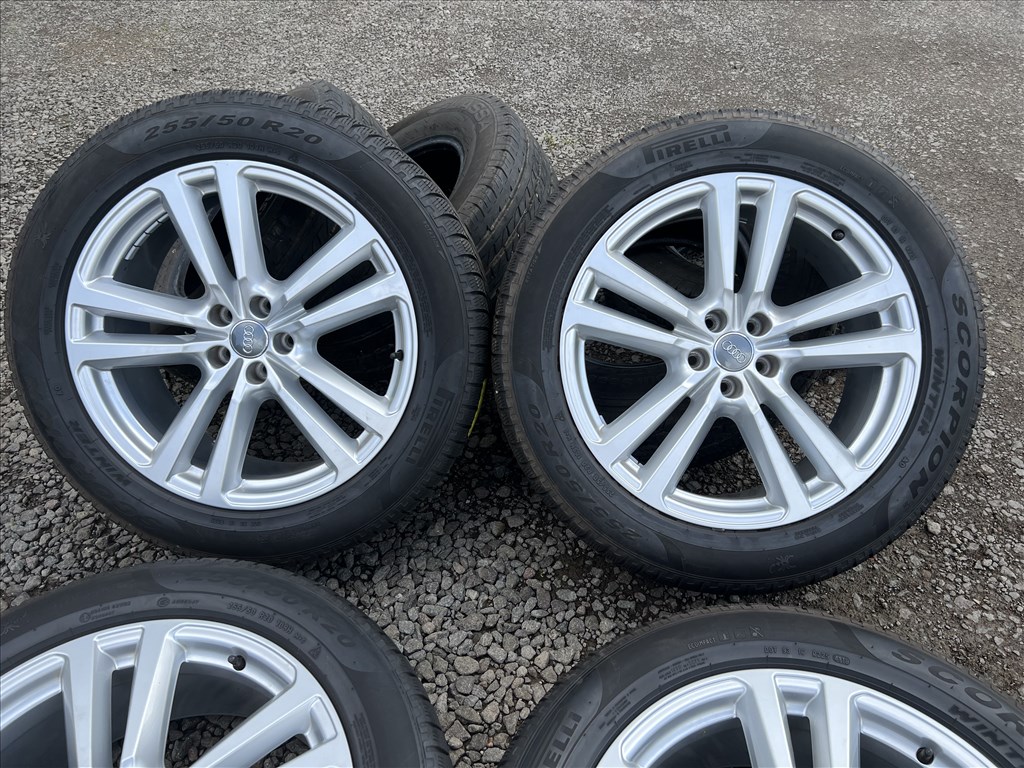  20 Gyari Audi Q7 Q8 A6 A7 A8 Javitas mentes alufelni jTeligumikkal!  4M0 601 025 G. 5x112 1. kép