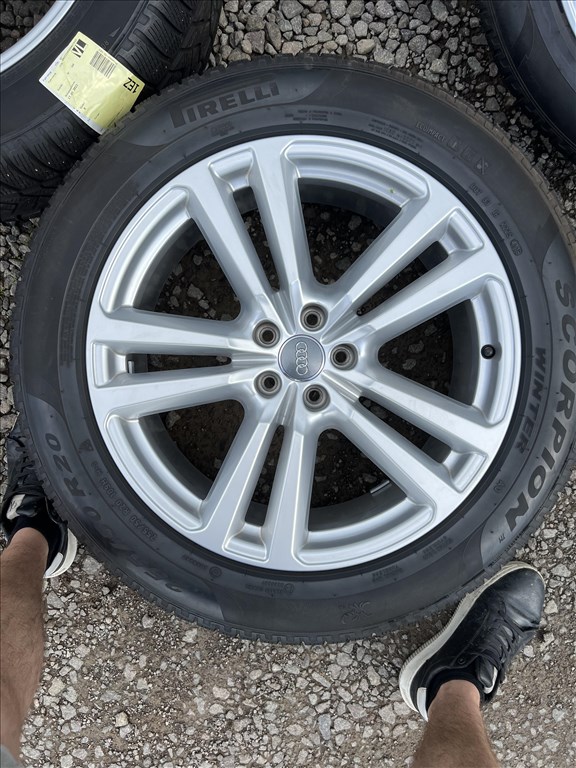  20 Gyari Audi Q7 Q8 A6 A7 A8 Javitas mentes alufelni jTeligumikkal!  4M0 601 025 G. 5x112 3. kép