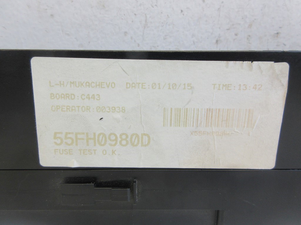 Ford C-max  biztosítéktábla utastér 55FH0980D 2. kép