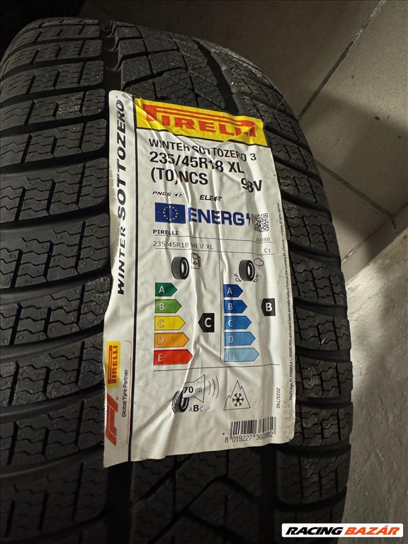 Tesla Model 3 Photon 18 gyári téli kerék Pirelli Sottozero 3 235/45R18 TO PNCS gyári új 7. kép