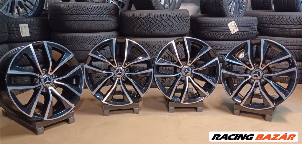 Mercedes W223 S klasse alufelnik 5x112 8x18 ET37 4db 6. kép