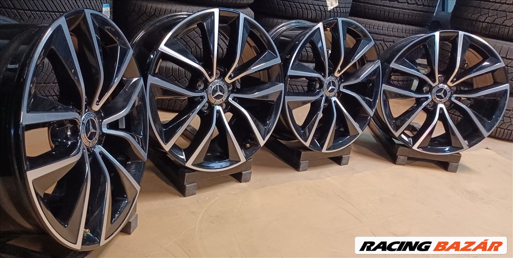 Mercedes W223 S klasse alufelnik 5x112 8x18 ET37 4db 7. kép