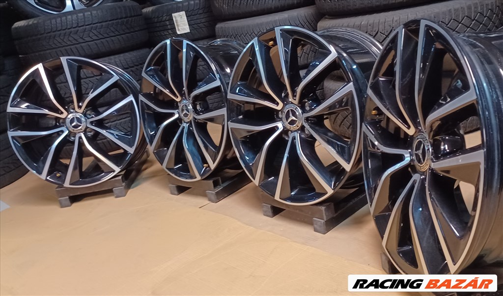 Mercedes W223 S klasse alufelnik 5x112 8x18 ET37 4db 8. kép