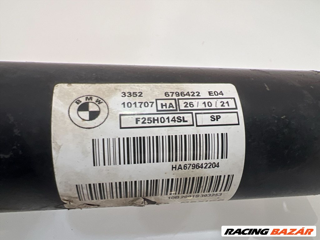 BMW X3 F25 20i N20B20A 184le bal hátsó rugó lengéscsillapító  33526796422 6787208 3. kép