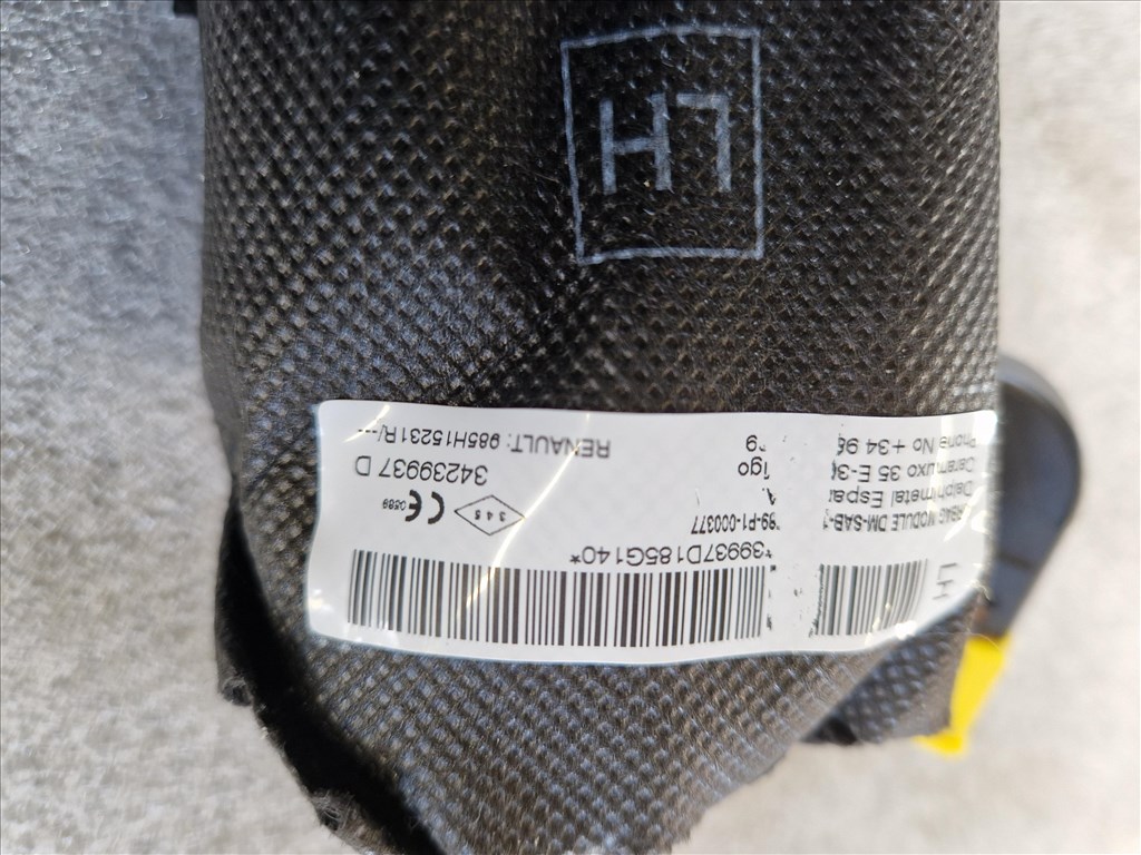 DACIA DUSTER II bal ülés oldallégzsák 34239937D 2. kép