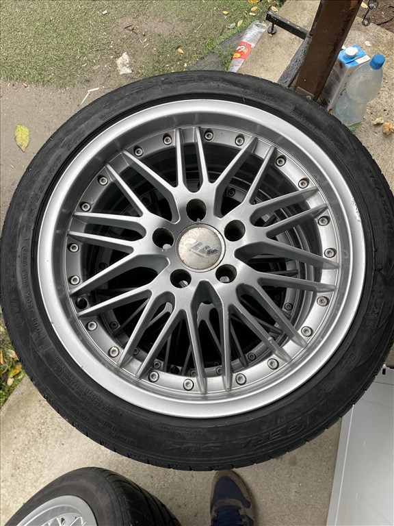 5x112 lyukosztású 7,5JJ 17" használt PLW alufelni 5. kép