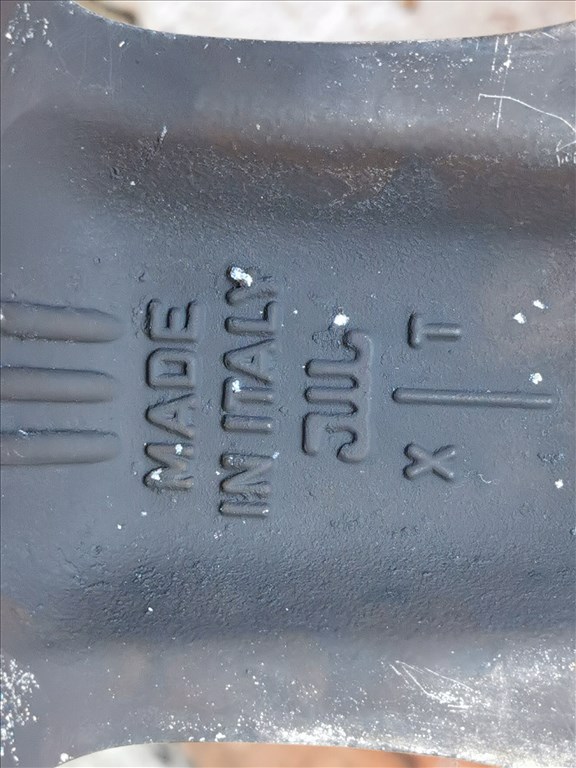  4x100 lyukosztású 14" használt Alessio alufelni, rajta 185/60 használt Continental nyári gumi gumi  4. kép